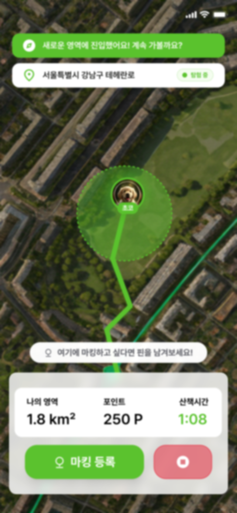 PawWalk 대표 화면